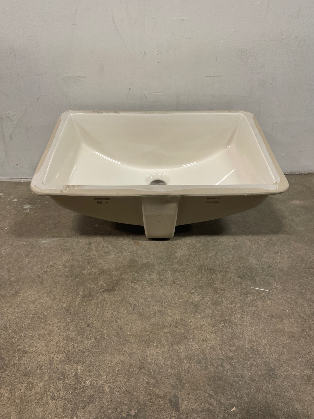 Signature Hardware 447960 Myers 18 x 13 in. Rectangular Undermount Bathroom Sink in Biscuit