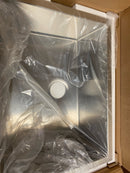 Signature Hardware 448364 Ortega 24" Drop In or Undermount Single Basin Stainless Steel Kitchen Sink - Stainless Steel