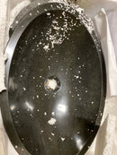 Signature Hardware 484617 Tarryton 22" Specialty Granite Vessel Bathroom Sink - Black Granite