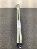 Knape and Vogt KV8450FMB18 8450FM Series 18 Inch Full Extension Side Mount Ball Bearing Drawer Slide with 100 Lbs. Weight Capacity, Self Close and Soft Close - Pair - Anochrome