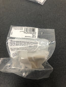 Belwith Keeler B076617WB-BGB Fuse 1-7/16 Inch Square Cabinet Knob with Wood Square Inlay - Metal and Wood Knob - Brushed Golden Brass With Black Wood