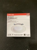 Satco Lighting S11800R1 Nuvo 4" Medium (E26) Baffle Recessed Trim and New Construction, Remodel - White