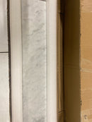 Ariel AL-CW-SIDESPLSH Ariel 21-3/16" Marble Vanity Side Splash, Carrara White