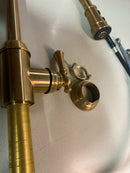 Signature Hardware SHXCAM107BG Amberley 1.8 GPM Single Hole Pull Down Kitchen Faucet - Brushed Gold