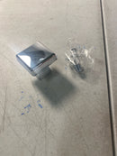 Amerock BP5527326 Blackrock 1-1/2 in. (38mm) Modern Polished Chrome Square Cabinet Knob