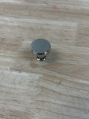 Belwith Keeler B077459-14 Brownstone 1-1/4" Stepped Round Cabinet Knob / Drawer Knob - Polished Nickel