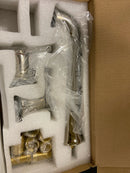 Delta T5759-PNWL Trinsic Double Handle Wall Mounted Tub Filler Trim - Less Rough In - Brilliance Polished Nickel