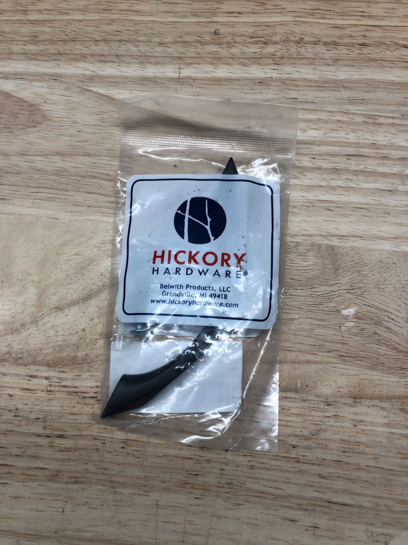 Hickory Hardware H077841MB Karat 3-3/4" Center to Center Modern Faceted Arch Bow Cabinet Handle / Drawer Pull - Matte Black