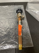 Prier products 478-12 1/2 in. x 12 in. Brass MPT x SWT Half-Turn Frost Free Anti-Siphon Outdoor Sillcock Valve