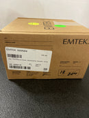 Emtek 510PUS19 Rectangular Rosette Providence Single Cylinder Keyed Entry Door Knob Set from the American Classic Collection - Flat Black