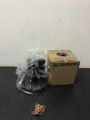 Hampton bay HDP00833 Chartwell 1-Light Black Hardwired Outdoor Wall Lantern Sconce