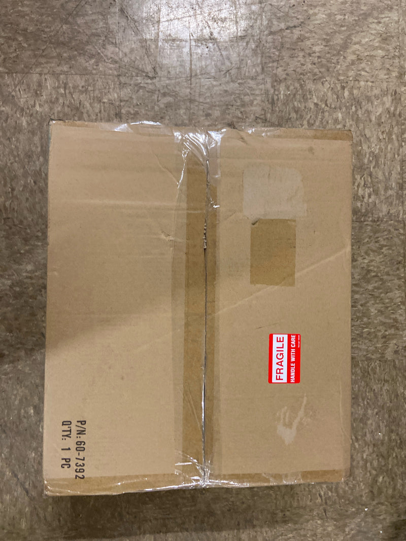 Satco 60/7392 Trilby 7.375 in. 1-Light Matte White/Burnished Brass Wall Sconce with Matte White Metal Shade