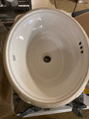 American Standard 0484000.020 Estate 19-1/8" Undermount Vitreous China Bathroom Sink with Overflow - White