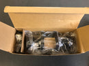 Kwikset Pismo Passage Door Knob Set with Square Rose