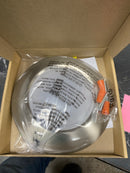 Maxim 57647WTSN Diverse 8" Wide LED Flush Mount Bowl Ceiling Fixture - 3000K - 1350 Lumens - White / Satin Nickel