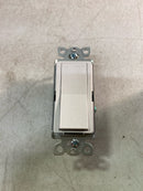 Lutron SC-1PS-SW Claro On/Off Switch, 15 Amp/Single Pole, Snow (SC-1PS-SW)