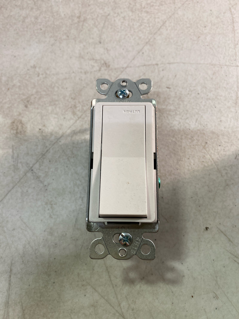 Lutron SC-1PS-SW Claro On/Off Switch, 15 Amp/Single Pole, Snow (SC-1PS-SW)