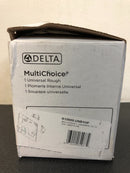 Delta Universal Mixing Rough-In Valve with 1/2" NPT Male thread with 1/2" C.W.T Female Sweat - Box Model High Flow Shower Only