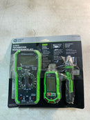 Commercial Electric Technician Maintenance Kit with Digital Multimeter, Voltage Tester and GFCI Socket Tester KMNO-301
