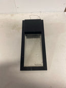 The Great Outdoors 72383-66-L Westgate 20" Tall LED Outdoor Wall Sconce with Clear Seedy Glass - Sand Coal