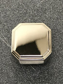 Belwith Keeler B076895-14 Monroe 1-5/16" Stepped Square Cabinet Knob / Drawer Knob - Polished Nickel