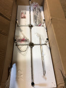 Millennium Lighting 16506-PN Adorra 6 Light 48" Wide Linear Chandelier - Polished Nickel