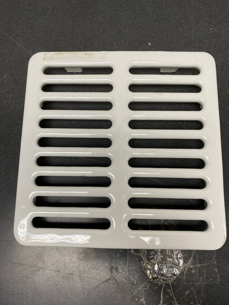 PROFLO PF910 9-1/2" Cast Iron Full Top Grate - White