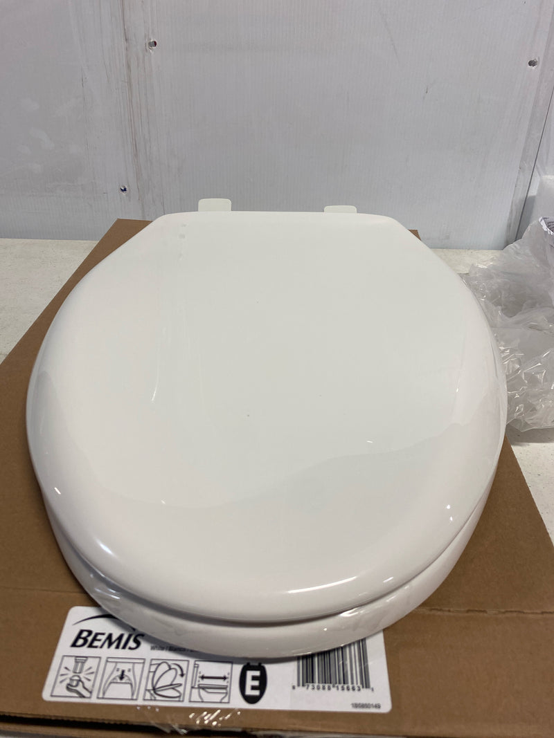 Bemis 1200E4 000 Affinity Elongated Closed-Front Toilet Seat and Lid with Quick Release - White