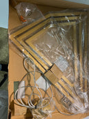 AFX Gianna 27" LED Pendant - Satin Nickel