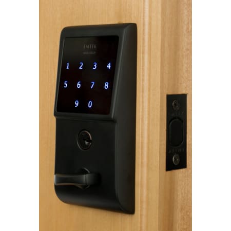 Emtek E3020US19 EMTouch Electronic Keypad Deadbolt from the Brass Modern Collection - Flat Black
