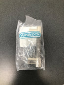 Amerock BP36557PNGM Bronx 3 and 3-3/4 Inch Dual Center to Center Bar Cabinet Pull - Polished Nickel / Gunmetal