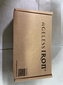 Ageless Iron Bd_Flpull Rustic Black Cast Iron 8"" Center To Center Single Recessed Flush