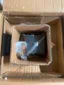 Progress lighting P6637-31MD Maison Collection 1-Light Textured Black Clear Water Seeded Glass Farmhouse Outdoor Extra-Large Wall Lantern Light