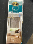 Hampton bay 10793478586554 Gray Cordless Room Darkening 1 in. Vinyl Mini Blind for Window or Door - 36 in. W x 72 in. L