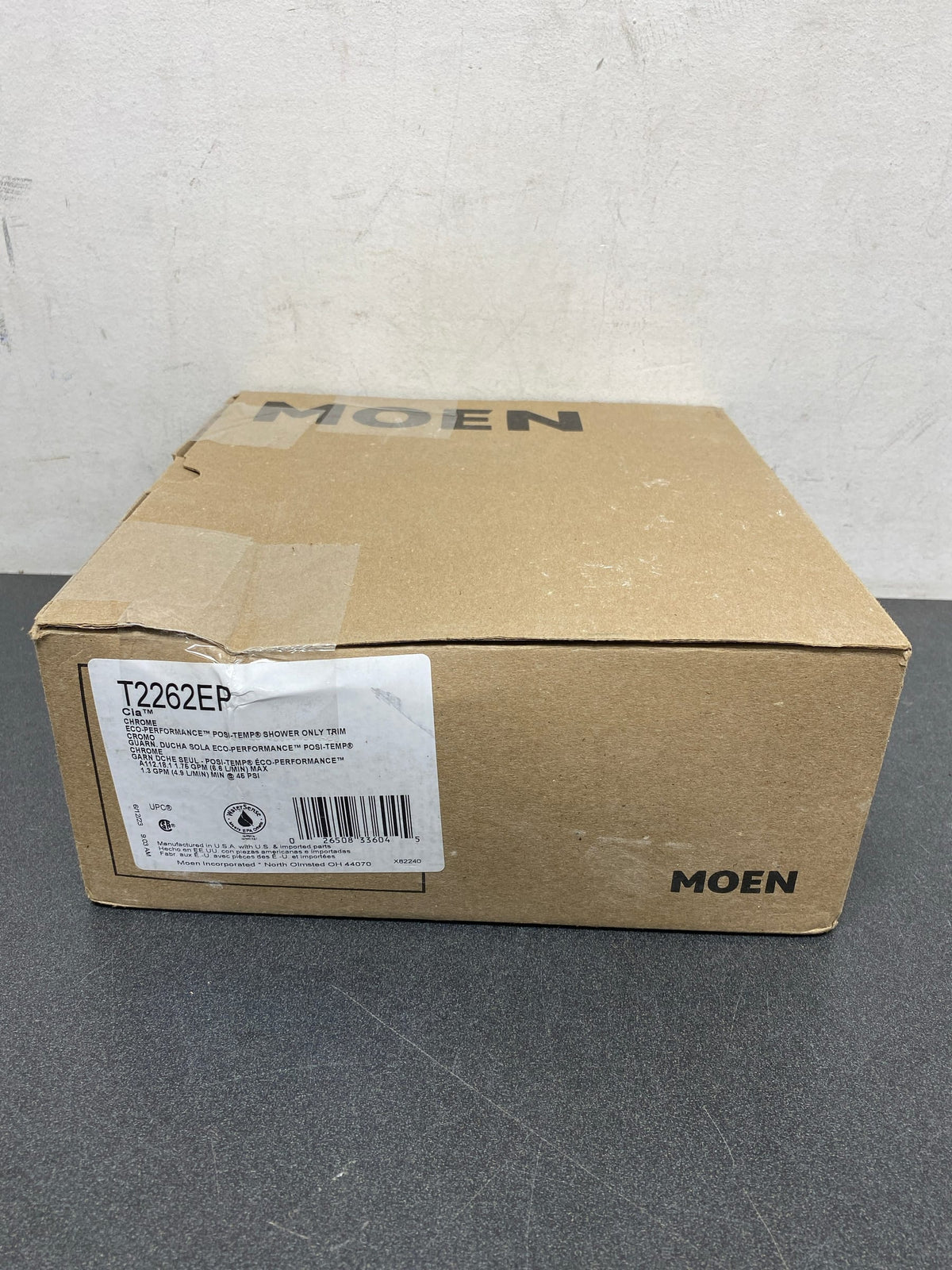 Moen T2262EP Cia Shower Only Trim Package with 1.75 GPM Single Function Shower Head - Chrome