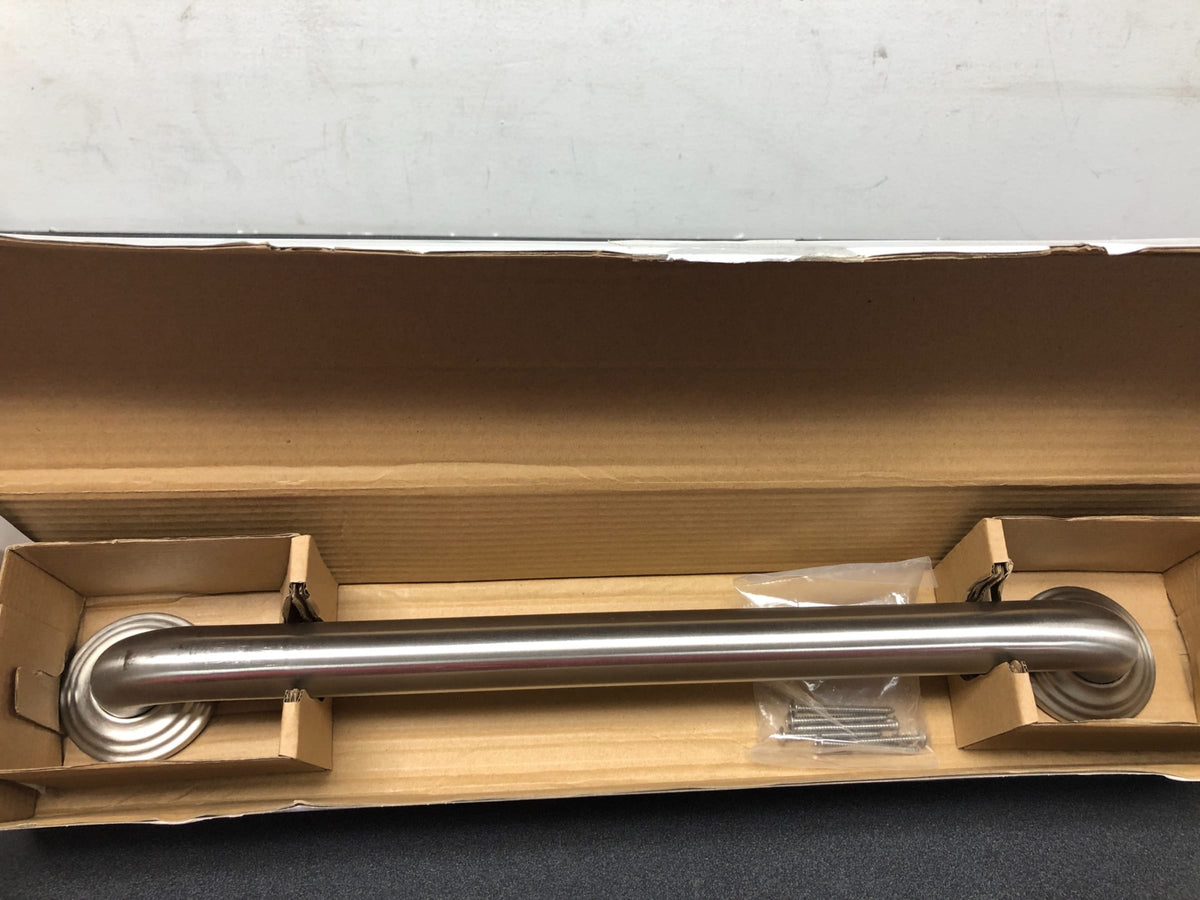 Kohler K-10541-BN Traditional 18" ADA and ANSI Compliant Grab Bar - Vibrant Brushed Nickel
