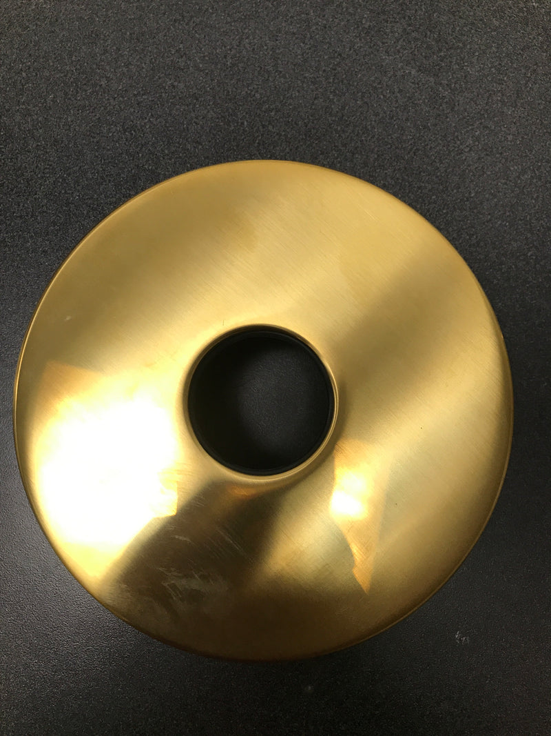 Miseno 109215-BTF-BG Delara Floor Mounted Tub Filler - Includes Hand Shower - Brushed Gold