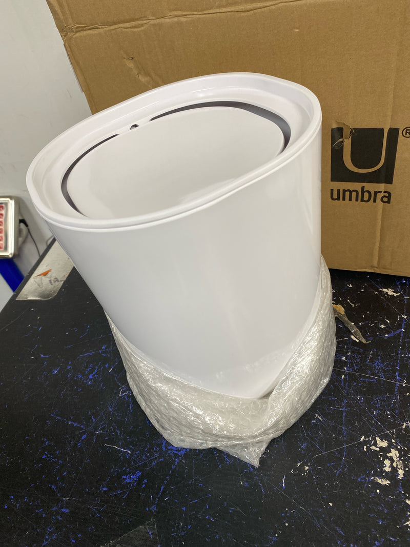 Umbra 023840-660 Step Melamine Trash Can - White