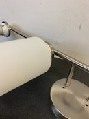 Progress Lighting P2160-09 Replay 4 Light 31" Wide Bathroom Vanity Light with Etched Glass Shades - Brushed Nickel