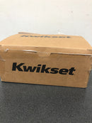 Kwikset 730MILRDT-514 Milan Privacy Door Lever Set with Round Rose - Matte Black