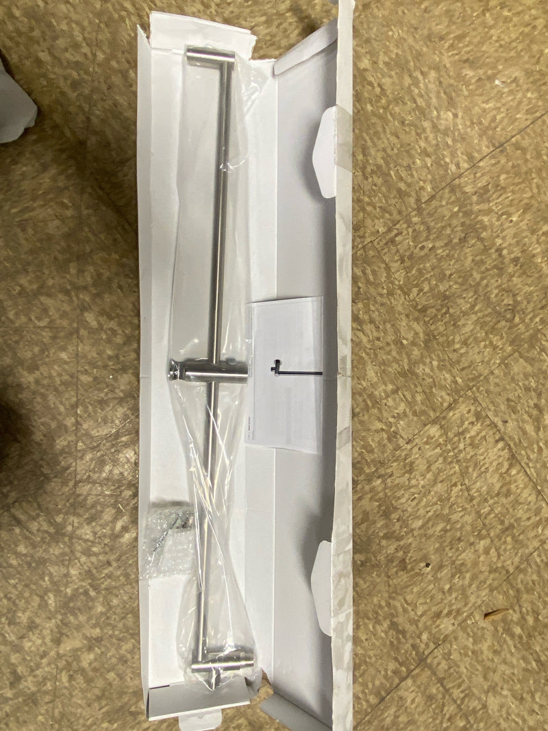 Jaclo 9536-SN Contemporary Slim Wall Bar with Integral Water Supply, 36", Satin Nickel