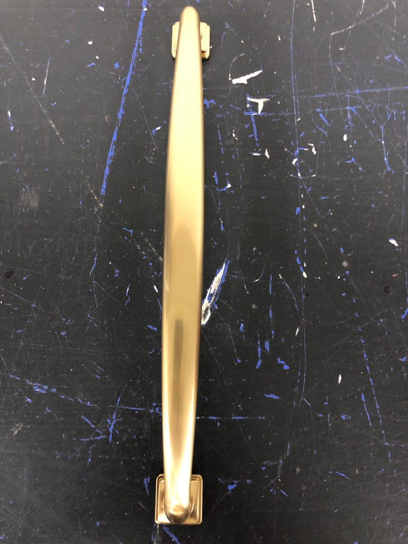 Berenson 1300-1MDB-P Tailored Traditional 8-13/16 Inch Center to Center Handle Cabinet Pull from the Timeless Charm Series - Modern Brushed Gold