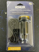 Kohler K-35726-2MB Contemporary Garbage Disposal Air Switch Button - Vibrant Brushed Moderne Brass