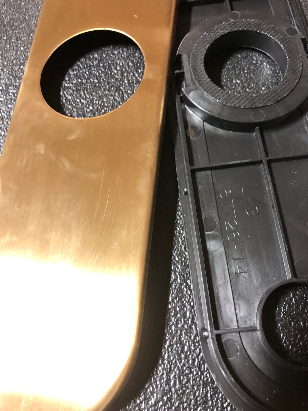 Signature Hardware OBPF180048BG Eiler 10-5/8" Deck Plate - Brushed Gold