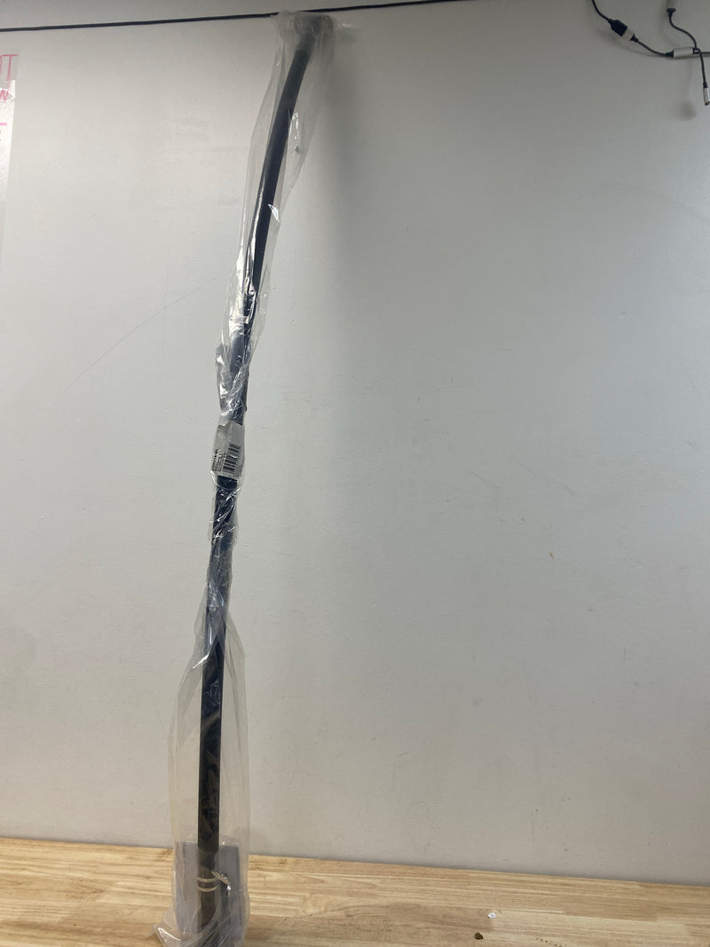 Moen CSR2145BL 58" Length Curved Shower Rod with Non-Pivoting Flanges - Matte Black