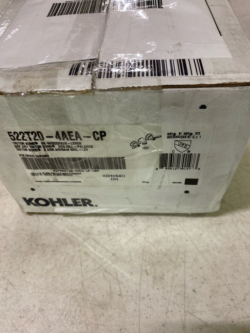 KOHLER TRITON BOWE Shelf Back faucet with Grid drain and lever handles