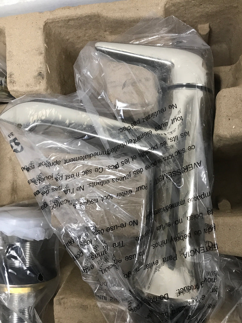 Kohler K-22022-4-SN Tempered 1.2 GPM Single Hole Bathroom Faucet with Pop-Up Drain Assembly - Vibrant Polished Nickel