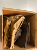 Emtek 8569US19 Square Style Brass Modern One-Sided Deadbolt - Flat Black