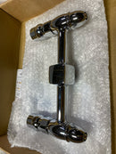 Kingston Brass KS1141AX Heritage 1.8 GPM Widespread Bridge Kitchen Faucet - Includes Escutcheon - Polished Chrome