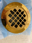 Kohler K-9132-PB 4-3/8" Round Shower Drain - Polished Brass